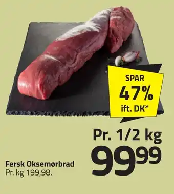 Fleggaard Fersk Oksemørbrad erbjuda