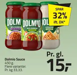 Fleggaard Dolmio Sauce erbjuda