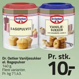 Fleggaard Dr. Oetker Vaniljesukker el. Bagepulver erbjuda