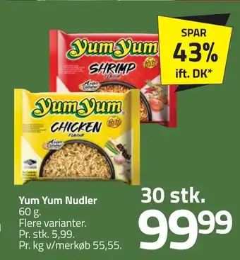 Fleggaard Yum Yum Nudler erbjuda