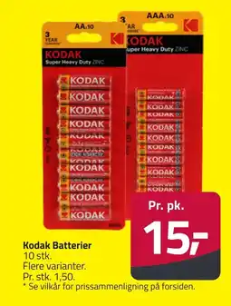 Fleggaard Kodak Batterier erbjuda