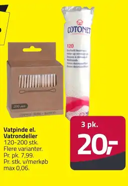 Fleggaard Vatpinde el. Vatrondeller erbjuda