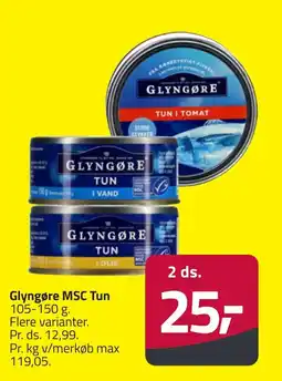 Fleggaard Glyngøre MSC Tun erbjuda