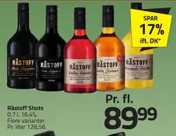 Fleggaard Råstoff Shots erbjuda