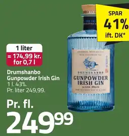 Fleggaard Drumshanbo Gunpowder Irish Gin erbjuda