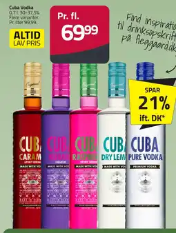Fleggaard Cuba Vodka erbjuda