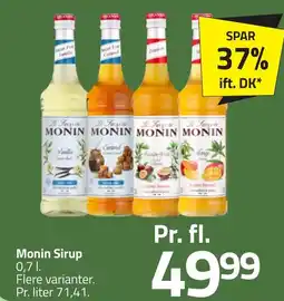 Fleggaard Monin Sirup erbjuda
