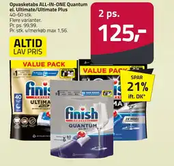 Fleggaard Opvasketabs ALL-IN-ONE Quantum el. Ultimate/Ultimate Plus erbjuda