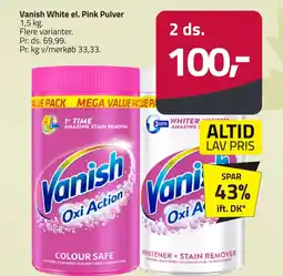 Fleggaard Vanish White el. Pink Pulver erbjuda