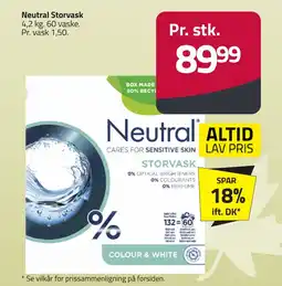 Fleggaard Neutral Storvask erbjuda