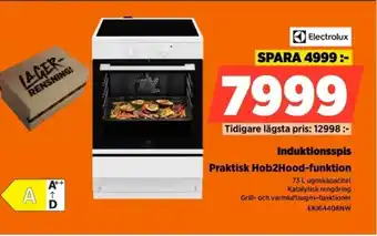 Power ELECTROLUX Induktionsspis erbjuda