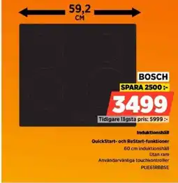 Power BOSCH Induktionshäll erbjuda