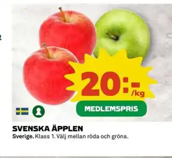 Coop Svenska äpplen erbjuda