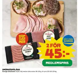 Coop Smörgåspålägg erbjuda