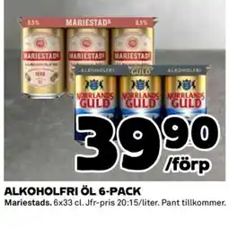 Coop MARIESTADS Alkoholfri öl 6-pack erbjuda