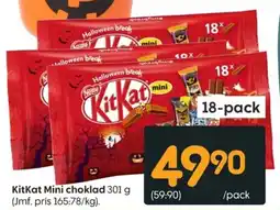 Rusta KITKAT Mini choklad erbjuda