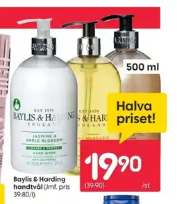 Rusta BAYLIS & HARDINGS handtvål erbjuda