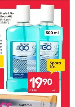Rusta FRESH & GO flourskölj erbjuda
