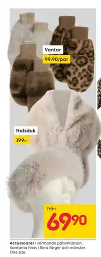 Rusta Accessoarer erbjuda