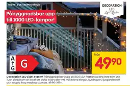 Rusta Decoration LED Light System erbjuda