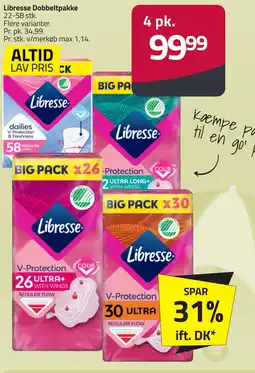 Fleggaard Libresse Dobbeltpakke erbjuda