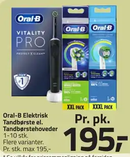 Fleggaard Oral-B Elektrisk Tandbørste el. Tandbørstehoveder erbjuda