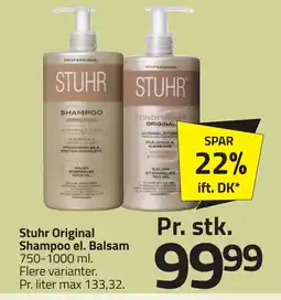 Fleggaard Stuhr Original Shampoo el. Balsam erbjuda
