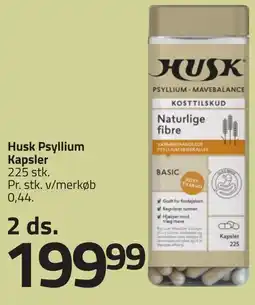 Fleggaard Husk Psyllium Kapsler erbjuda
