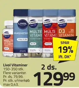 Fleggaard Livol Vitaminer erbjuda