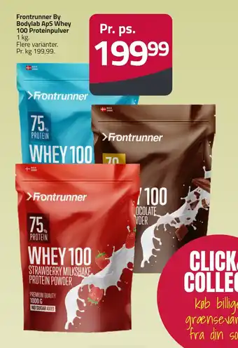 Fleggaard Frontrunner By Bodylab ApS Whey 100 Proteinpulver erbjuda
