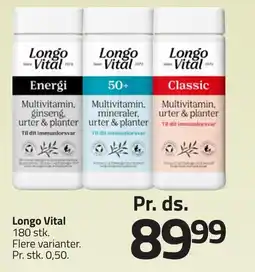 Fleggaard Longo Vital erbjuda