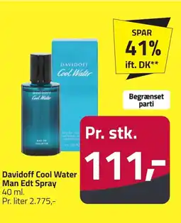 Fleggaard Davidoff Cool Water Man Edt Spray erbjuda