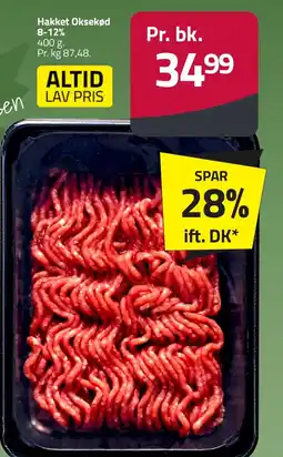 Fleggaard Hakket Oksekød 8-12% erbjuda