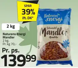 Fleggaard Naturens Energi Mandler erbjuda