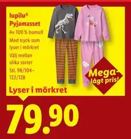Lidl lupilu Pyjamasset, SEK 79.9 erbjuda