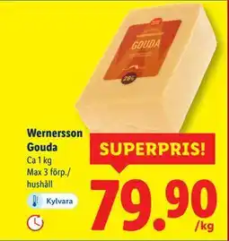 Lidl Wernersson Gouda, SEK 79.9 erbjuda