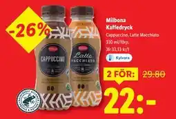 Lidl Milbona Kaffedryck, SEK 22 erbjuda