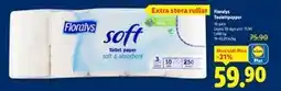 Lidl Floralys Toalettpapper, Pris i appen erbjuda