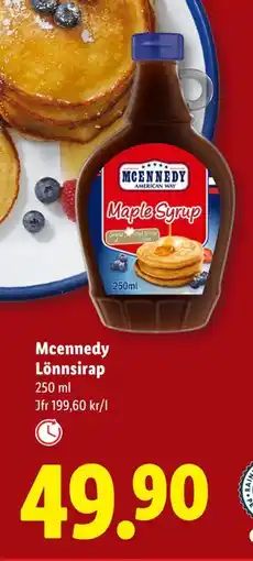 Lidl Mcennedy Lönnsirap, SEK 49.9 erbjuda