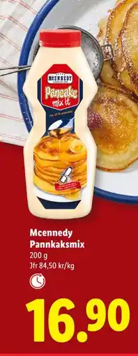 Lidl Mcennedy Pannkaksmix, SEK 16.9 erbjuda