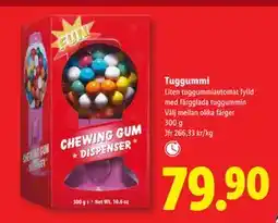 Lidl Tuggummi, SEK 79.9 erbjuda