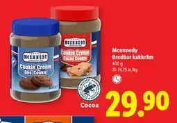 Lidl Mcennedy Bredbar kakkräm, SEK 29.9 erbjuda