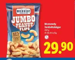 Lidl Mcennedy Jordnötsbågar, SEK 29.9 erbjuda