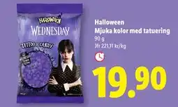 Lidl Halloween Mjuka kolor med tatuering, SEK 19.9 erbjuda