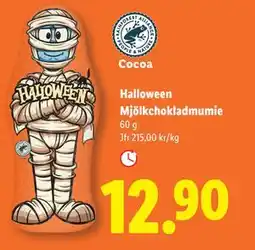 Lidl Halloween Mjölkchokladmumie, SEK 12.9 erbjuda