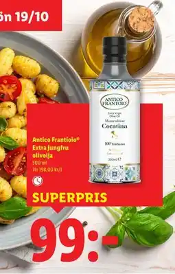 Lidl Antico Frantioio Extra jungfru olivolja, SEK 99 erbjuda