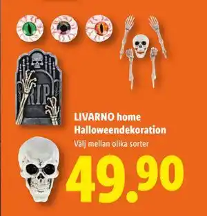 Lidl LIVARNO home Halloweendekoration, SEK 49.9 erbjuda