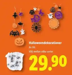 Lidl Halloweendekorationer, SEK 29.9 erbjuda