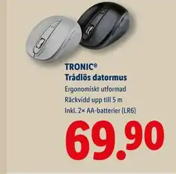 Lidl TRONIC Trådlös datormus, SEK 69.9 erbjuda