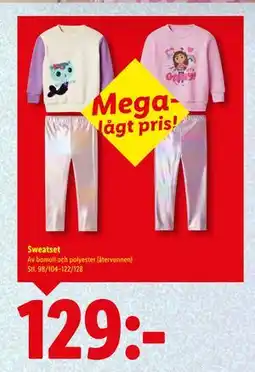 Lidl Sweatset, SEK 129 erbjuda